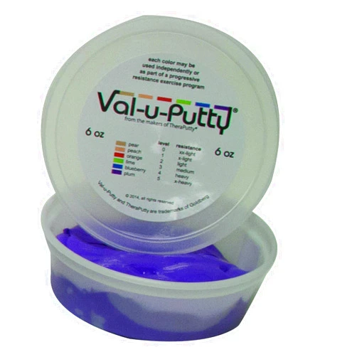 Fabrication Enterprises 10-3935 Val-U-Putty Exercise Putty, Plum(X-Firm), 6 oz.