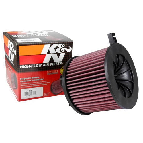 K&N Engine Air Filter: Increase Power & Acceleration, Washable, Premium, Replacement Car Air Filter: Compatible with 2015-2018 AUDI (A4, Quattro, A5, Sportback, Q5 II, RS4, RS5, S4, S5, FAW A4),E-0646