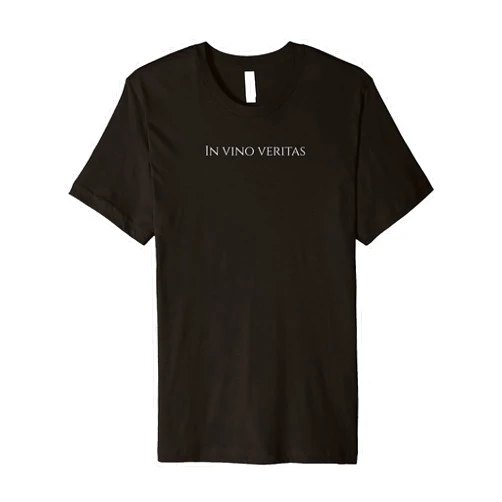 Ancient Roman Quote Shirts & Wine Drinking Gifts In Vino Veritas Ancient Rome Latin Quote Wine Drinking Shirt