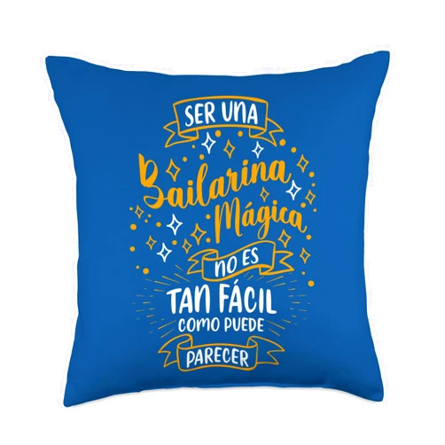 Regalos Bailarina Ballet Mujer Profesora Ballet Una Bailarina Mágica Regalo Bailarina Niña Ballet Throw Pillow