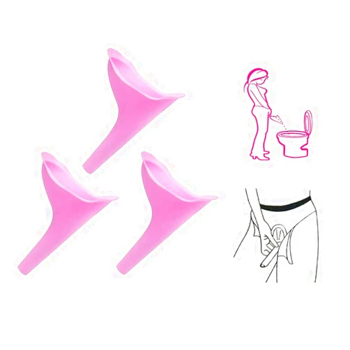 GgskystyleUD Female Urination Device, Reusable Silicone Urinal Women Funnel, Portable Women Stand Urinal for Travel Outdoor, Inconvenient Mobility, Activities, Campin