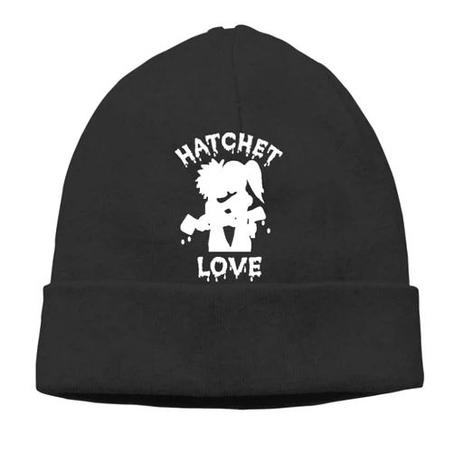 Msosh Custom Adult Men's Knit Hatcool Hatchetman ICP Hip Hop Hat for Men Womens,Black
