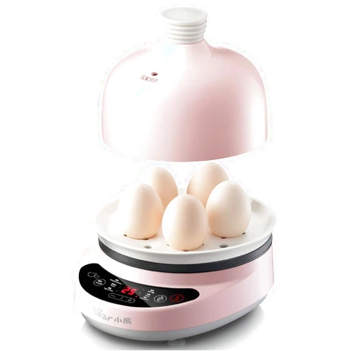 Bar Bear ZDQ-B05C1 Rapid Multi-function Egg Cooker with Auto Shut Off, for Boiling, Steaming and Frying, with Ceramic Steaming Rack and Lid,Healthy&Safe, Suitable for all people