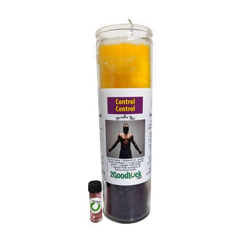Victoria Rey Control Dressed Candle Kit - Veladora Kit Control