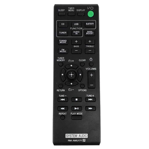 Xingzhihua New RM-AMU171 Remote Control Replace for Sony Audio System CMT-SBT100 CMT-SBT100B