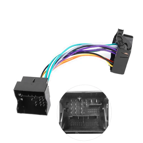 GOTOTOP RCD330 RCD330G Radio Adapter Wire Harness MQB to PQ Replacement Cable Easy Installation Stable Performance for MIB Modification Transfer Line