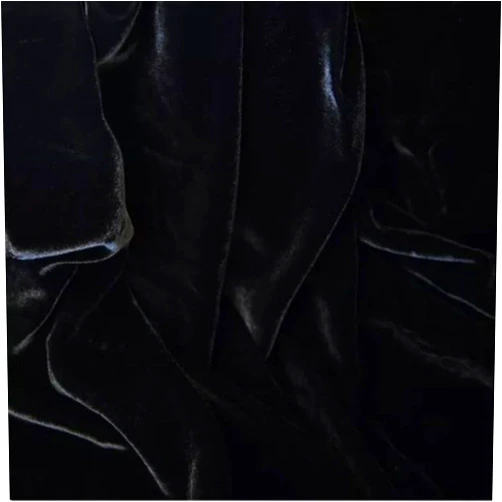 VINSILK 100% Pure Mulberry Silk Velvet Fabric, Silk Velvet for Dress, Skirt, High End Garment, Silk Apparel Fabric, Silk for Sewing, Making Clothes, Cut in Continuous Yards (color02, 0.5 Yards)