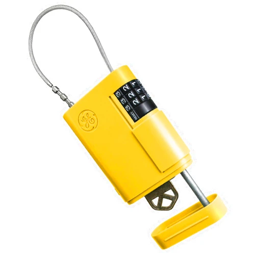 Kidde AccessPoint 001941 Portable Stor-A-Key with Adjustable Cable, Yellow
