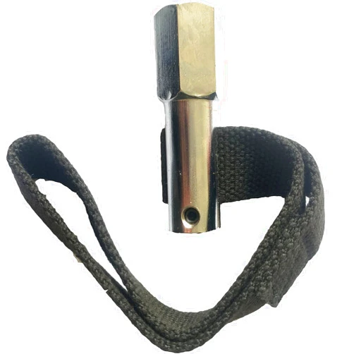 JRangelp 1/2 Series Nylon Belt Oil Filter Wrench, Carbon Steel, 40CR, 4.72-inch