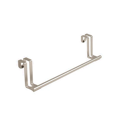 Spectrum Diversified 76471 Over-The-Door Towel Holder, Brushed Nickel