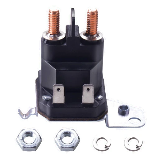 Gashwer 12V Starter Solenoid Relay Riding Lawn Mower Compatible with Cub Cadet XT1 XT2 Enduro RZT LT1 ZT1 ZT2 MTD Troy-Bilt Craftsman Yard Man Machines Zero Turn 725-06153A 725-06153
