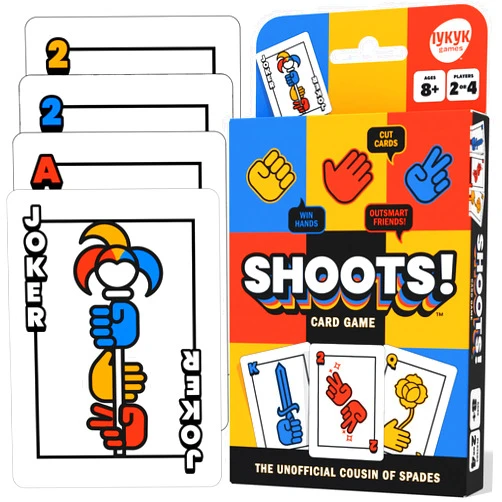 #CultureTags Shoots! Card Game by Culture Tags – Rock Paper Scissors Strategy Game for Kids, Teens & Adults – Trick-Taking Card Game Like Spades – 2 or 4 Player Family Party Game – Fast-Paced Night Favorite