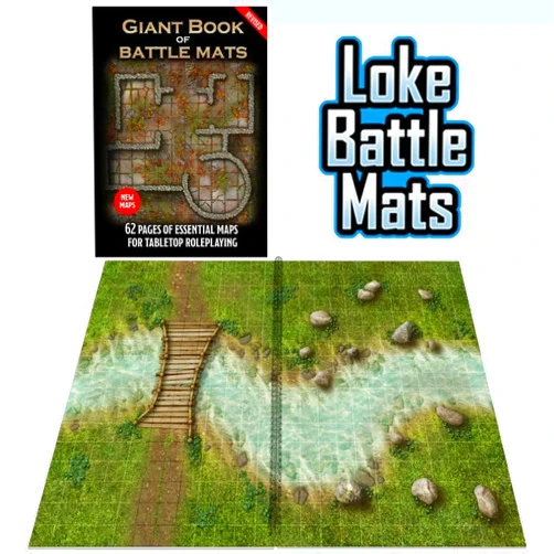 Loke Giant Book of Battle Mats Revised by Loke