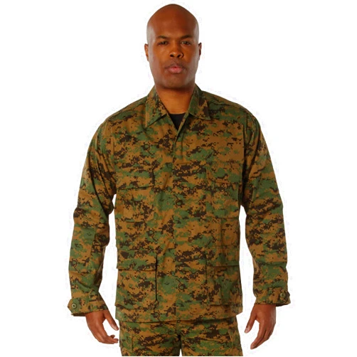 Rothco Color Camo BDU Shirt Military Shirt