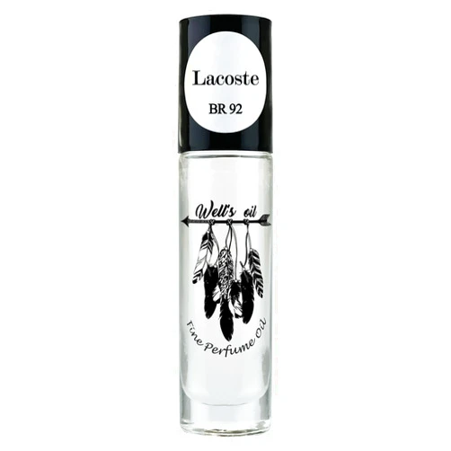 Well's Oil Well's Perfume Oil Roll-On 10 ml / 0.33 fl oz | Top Notes of Lime & Lavender | Alcohol-Free, Oil-Based & Long-Lasting (Inspired by Lacoste)