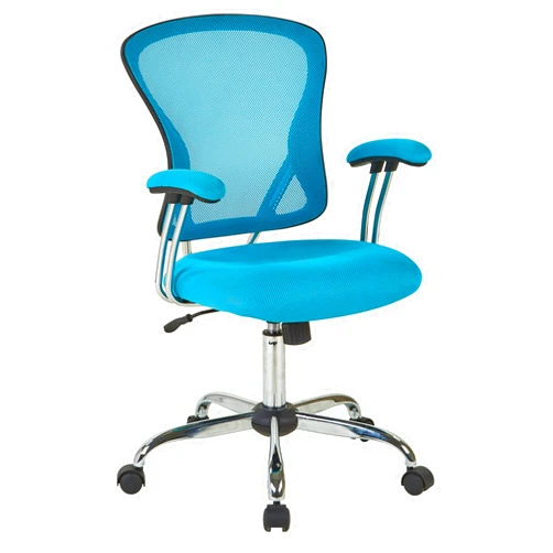 OSP Home Furnishings Ave Six Juliana Task Chair, Blue