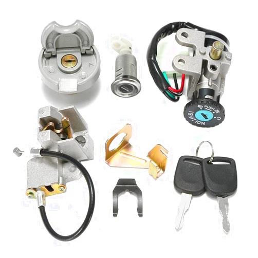DFuerdivn GY6 50cc Ignition Switch Key Lock Gas Tank Cap Set for Scooter Moped TaoTao Peace Roketa Jonway NST Tank- by DFuerdivn