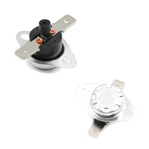 Fielect KSD301 Thermostat Temperature Control Switch,Adjust Snap Disc Temperature Switch 115°C Normally Closed 2 Pcs
