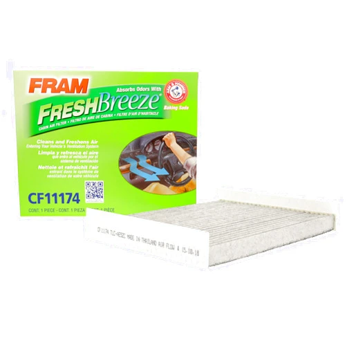 FRAM Fresh Breeze Cabin Air Filter with Arm & Hammer Baking Soda, CF11174 for Ford Vehicles