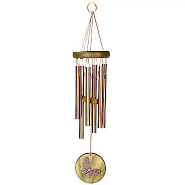 Woodstock Chimes HCGB The Original Guaranteed Musically Tuned Chime Habitats-Butterfly, Green