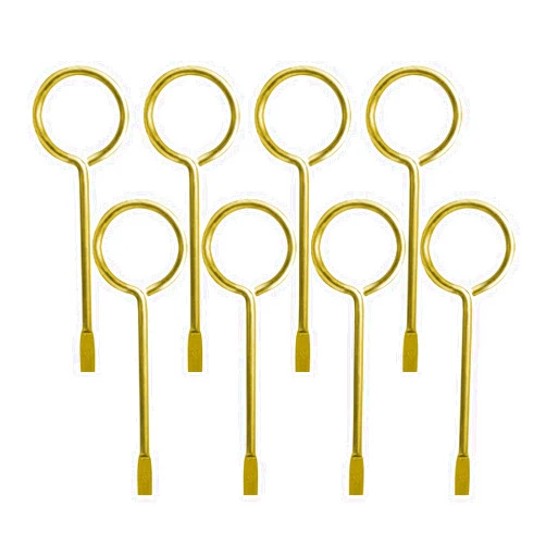 CF Living Interior Door Key for Bedroom Door, Bathroom Emergency Key Pin for Interior Privacy Door Lock Compatible - 8 Pack