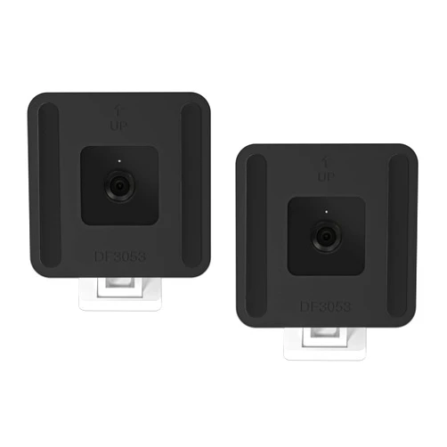 Oioaahkeo Window Mount for Wyze Cam V4, Adhesive Mount for Wyze Cam V3/V4/V3 Pro(Black, 2 Pack)