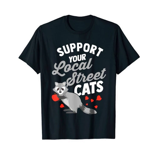 Waschbär Tshirt Herren Kostüm Kinder Damen Raccoon Gift for Raccoon Mapache Martens T-Shirt