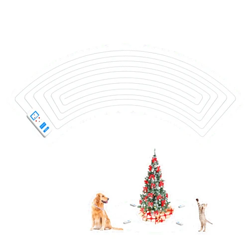 Petnais Scat Mat Electronic Indoor Pet Training Mat for Dogs & Cats,LED Screen Keep Pets Away from Sofa, Counter, 3 Training Modes Shockproof Mat Deterrent Mat (12
