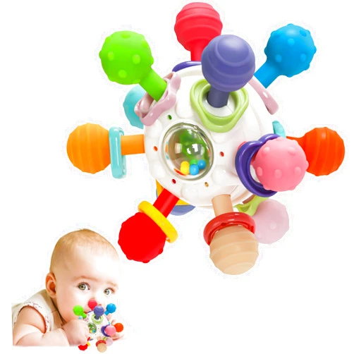 TOHIBEE Baby Montessori Sensory Toys for 0-6 6-12 Months, Food Grade Teething Toys for Babies 0 3 6 9 12 18 Months, Newborn Infant Learning Developmental Toys Gifts for 1 2 Year Old Boys Girls