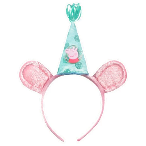 Amscan Peppa Pig Confetti Party Deluxe Headband - 6.5