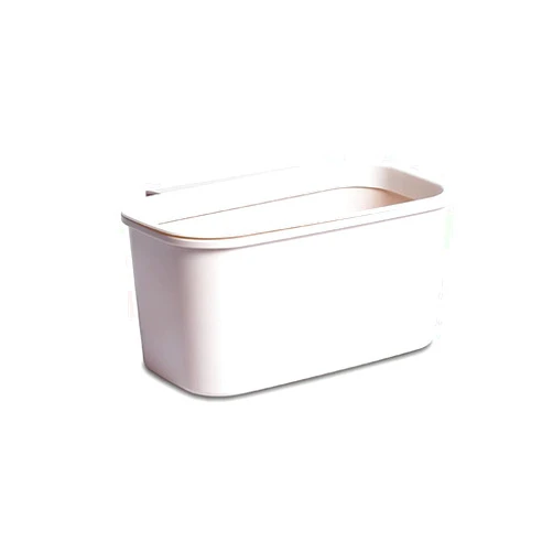 Zongshengshop Indoor Trash can Kitchen Wall-Mounted Trash Can Hanging Cabinet Door Household Classification Kitchen Trash Basket Storage Box Paper Basket Trash Can
