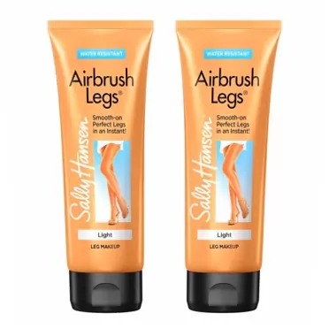 Sally Hansen Airbrush Legs Leg Makeup Lotion, Light, 4.0 Fl Oz, Pack of 2 Light 4 Ounce (Pack of 2) Lotion