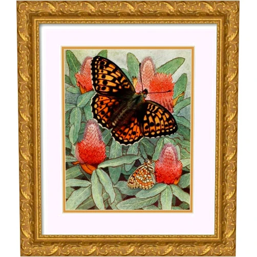 ArtDirect Paul-Andre Robert 15x18 Gold Ornate Frame and Double Matted Museum Art Print Titled: The Figure (1934)