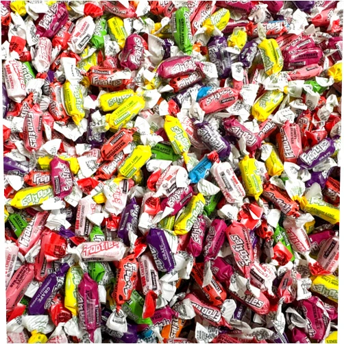Payless Shop TOOTSIE FROOTIES Taffy Candy Assorted Mix – Tootsie Rolls Bulk Bag, Individually Wrapped, Fruit Chews, Gluten and Peanut Free, Ultimate Variety, 1 lb (145 Pieces)