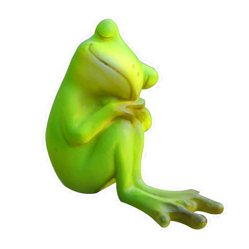 QQYDZSW For Office Garden Family Room Abstract Ornaments Figurines Art Gift Statues Decor Decorative Object for Ornaments for Home&Frog Figurine Funny Adorable Resin Miniature Decoration Frog Statue for Fairy