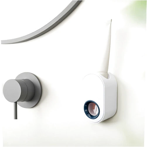 Hpmjz Toothpaste Dispenser Automatic Toothpaste Squeezer Wall Mounted for Bathroom Automatic Toothpaste Squeezer with Super Sticky Suction Pad for Kids and Adult