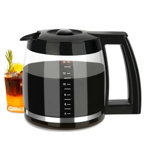 Syuebrew 14-Cup Replacement Carafe Compatible with Cuisinart Coffee Maker Models DCC-3200, DCC-3200P1, DCC-2200, DCC-2600, DCC-2800 and CBC-7000PCFR Model# DCC-2200RC-1