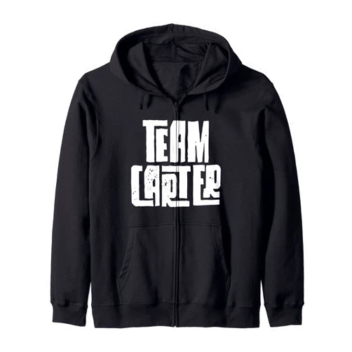 BDAZ Carter Team Carter Son Grandson Dad Husband Boyfriend Sports Group Zip Hoodie
