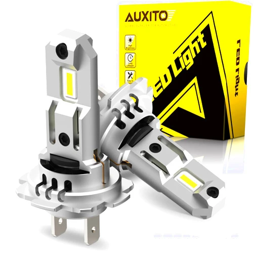 AUXITO H7 LED Fog Light Bulb, 700% Brightness, CSP LED Chips Fog Lamps Replacement, Play and Plug, Pack of 2