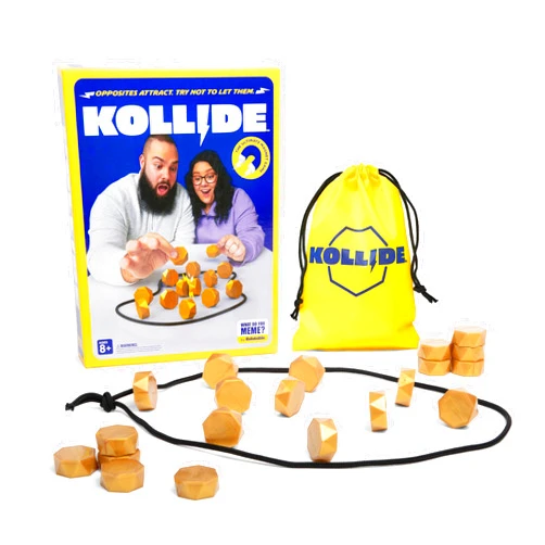 WHAT DO YOU MEME? Kollide By Relatable, Exciting Magnetic Game For Family Game Night, Great Fun Games For Kids, Includes 1 Rope, 20 Magnets, And Instructions, Perfect Stocking Stuffers, Thanksgiving Activities for Kids