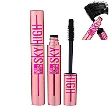 Generic Long Lash Mascara & Waterproof Mascara, 4D Silk Lash Mascara Volumizing Lengthening, Stays On All Day, Lash Mascara Volumizing Lengthening, Smudge Proof, Black (1pc)