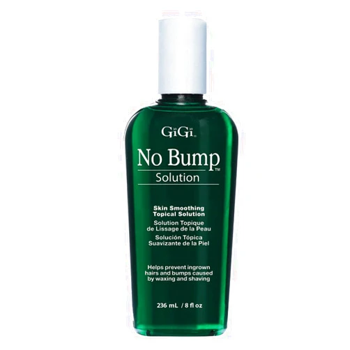 GiGi No Bump Solution - Ingrown Hair Treatment & Skin Smoothing for After Shave Waxing, Prevents Razor Bumps & Post-Waxing Irritation, 8 fl oz