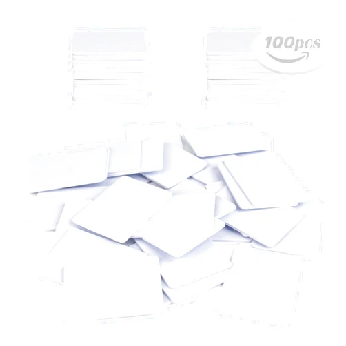 JIAN BOLAND 100pcs NFC Tags NTAG215 NFC Card NFC tag Amiibo and TagMo NFC Amiibo Cards Compatible with All NFC-Enabled Phones and Devices-Size of Postage Stamp