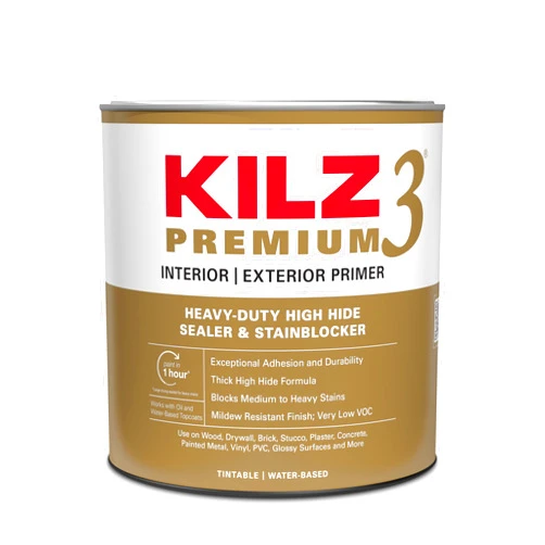 Masterchem Industries KILZ 3 Premium Primer, Interior/Exterior, 1 Quart