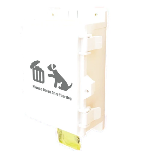 SCSFCVIUS Dog Poop Bags Dispenser Wall Mounted: Pet Station Puppy Waste Bag Holder Outdoor Organizer Wall-hanging Storage for Pickup Bags Roll Refill