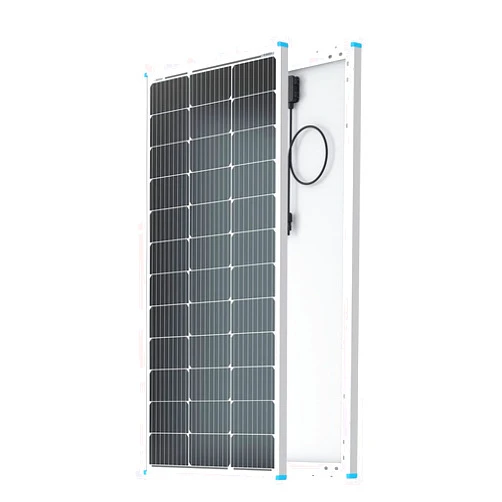 Renogy Solar Panel 100 Watt 12 Volt, High-Efficiency Monocrystalline PV Module Power Charger for RV Marine Rooftop Farm Battery and Other Off-Grid Applications, RNG-100D-SS, Single 100W
