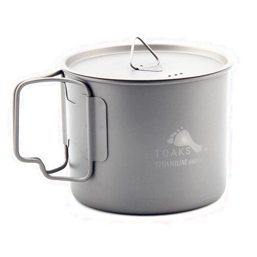 TOAKS LIGHT Titanium 550ml Pot (Ultralight Version)