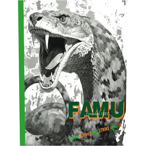 Giraffe Works FAMU Waves Hardcover Notebook