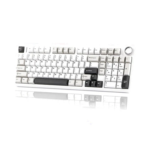 EPOMAKER X Aula F99 PRO Wireless Gaming Keyboard with 8000mAh Battery, Hot Swappable Creamy Keyboard, 2.4GHz/Type-C/BT5.0, NKRO, RGB Backlit for Win/Mac/Gaming (Black&Grey&White)