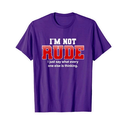 BoredKoalas Funny I'm Not Rude I Just Say Funny Hilarious Saying Punster Gift T-Shirt